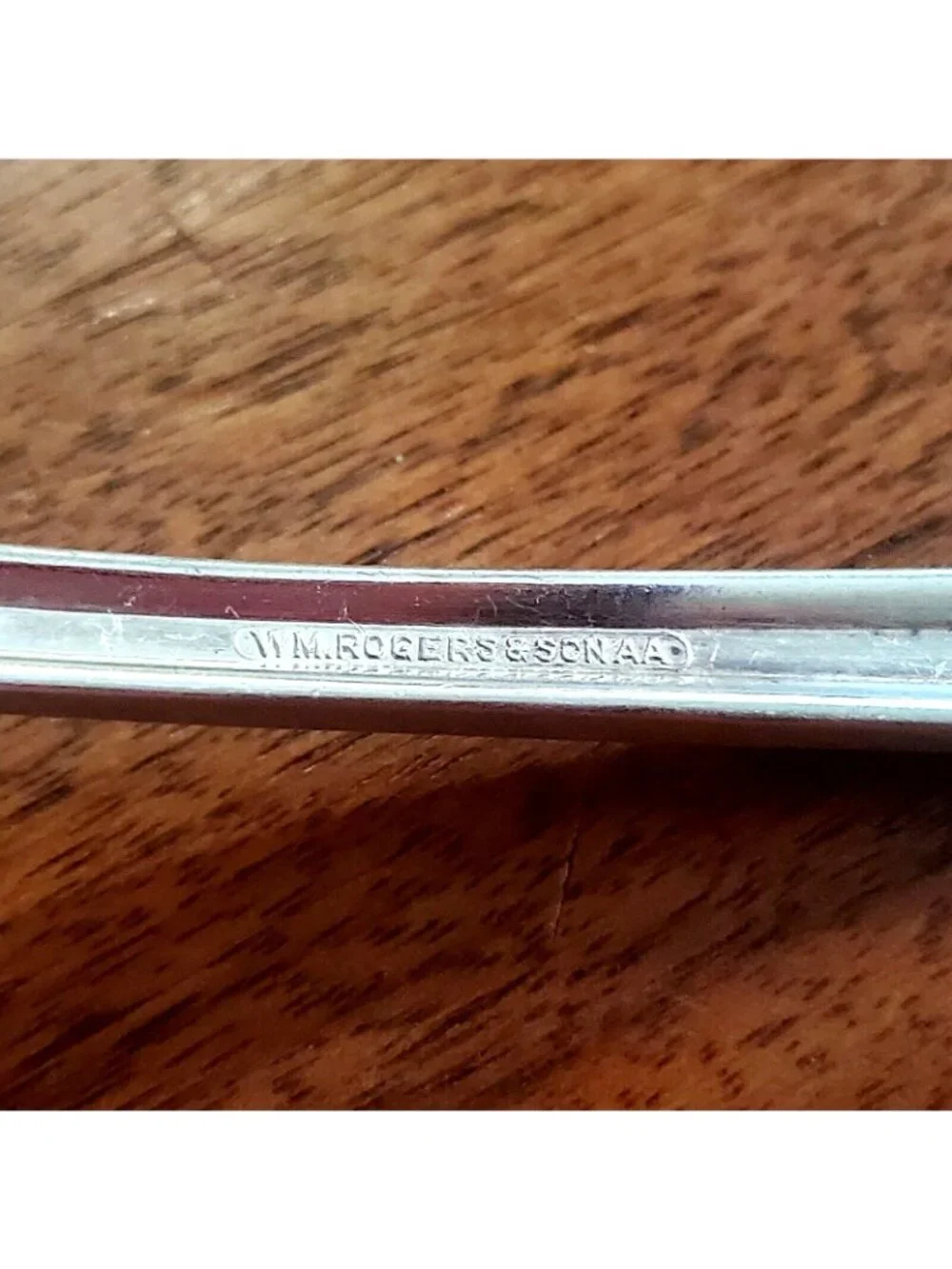 Wm Rogers Lincoln Serving Spoons 8.25